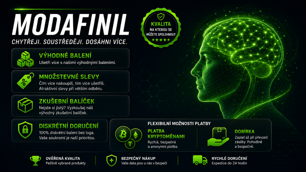 Modafinil výhodná balení